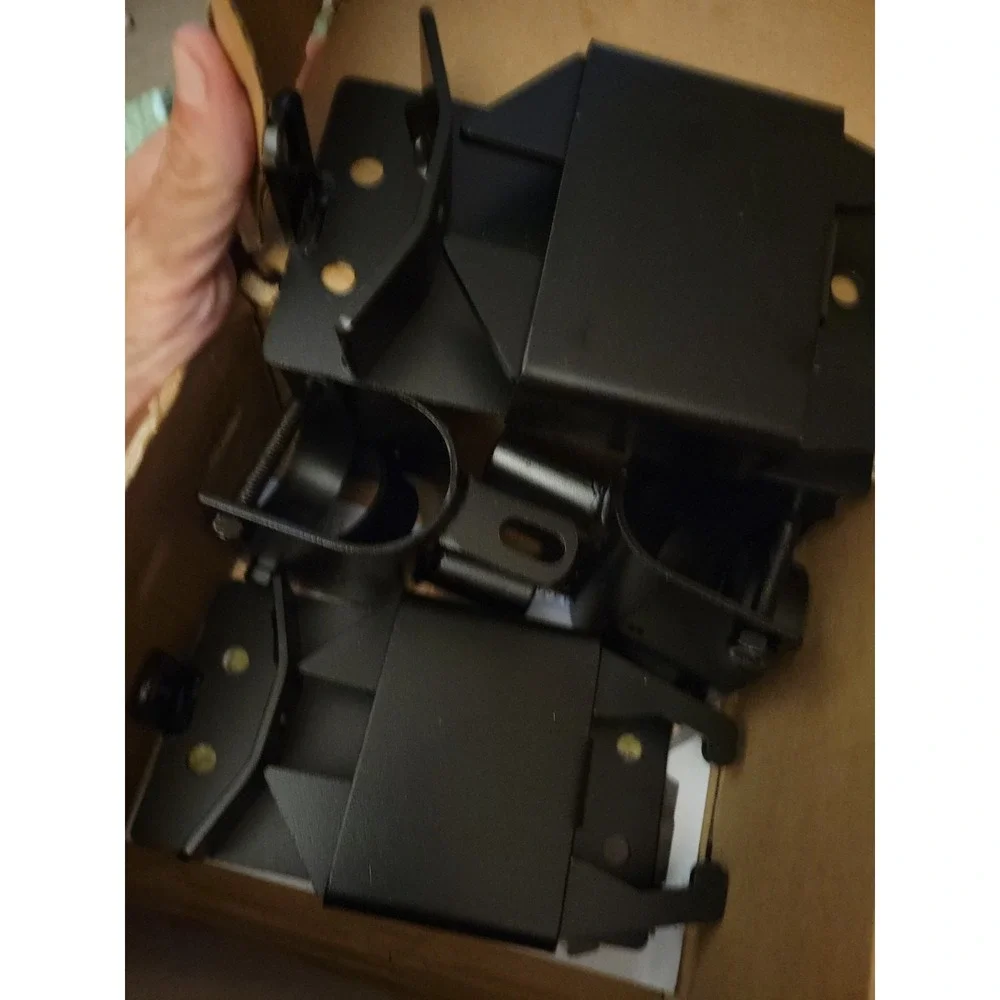 2 Way Gate Latch Lockable black 1-5/8-2